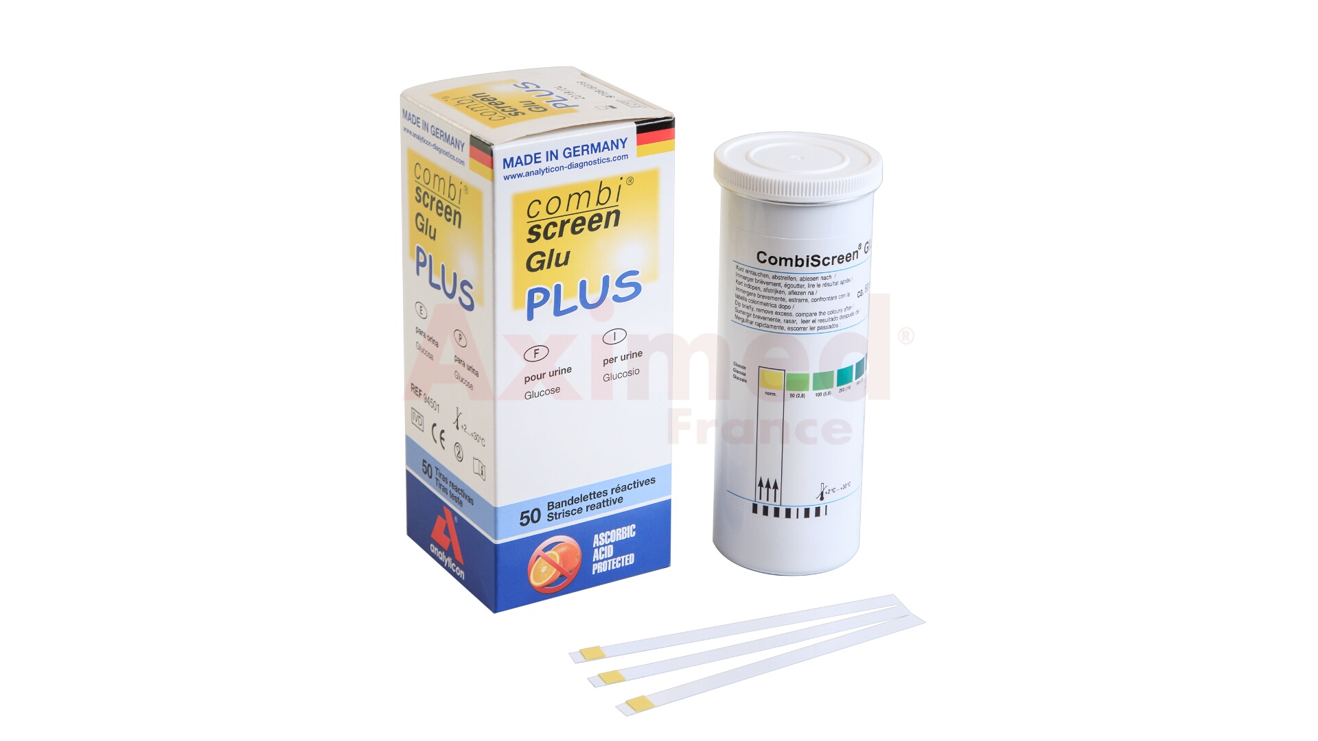 Bandelette urinaire CombiScreen glucose