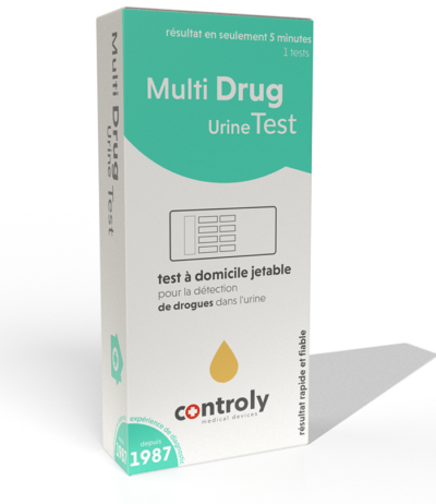 10 Test Rapide de dépistage drogues THC Cannabis Autotest Bandelettes Urine  kit